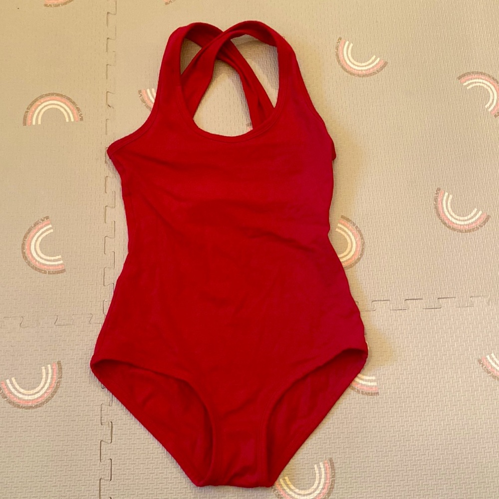 ARQ XS Cleo Leotard in Cherry